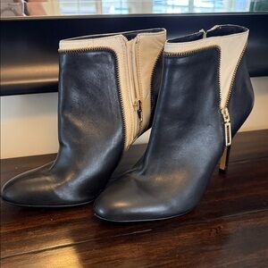 Banana Republic Two-Tone Ankle Boots